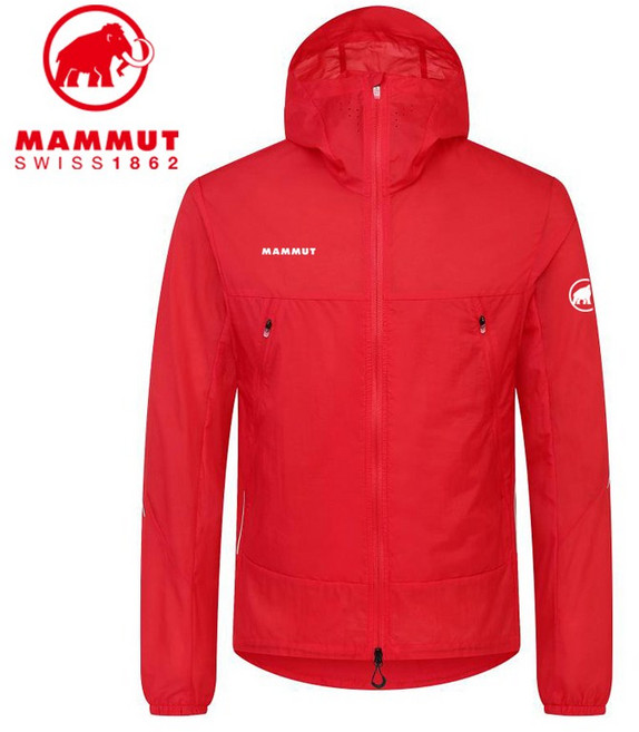 MAMMUT 마무트 매머드 남녀 동형 자외선 차단복 아웃도어 슬림 통기성 피부복 후드 재킷
