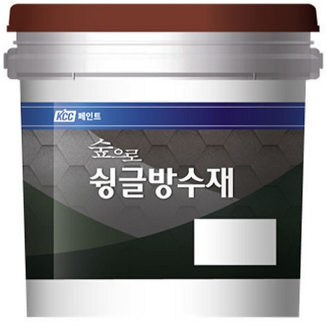 KCC페인트 수용성 숲으로슁글방수재 16KG 4~5평, 1개