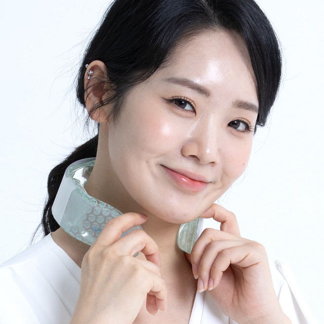 루앤 아이스 넥쿨러, 투명 + 민트, 1개