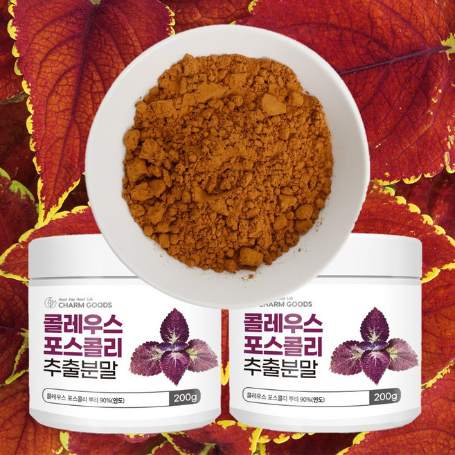 바른건강 콜레우스포스콜리 추출파우더, 1개, 200g