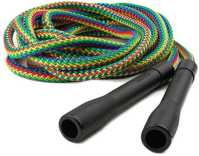 무지개 단체줄넘기 6~12M 행사 대표 국산 sty*525Jm, 10M, 1개