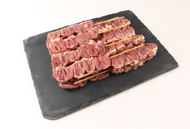 캠핑음식 염통꼬치 닭꼬치 모듬꼬치 닭똥집 닭발 닭껍질 막창 캠핑용 꼬치 18종 소스 총집합, 17.삼겹팽이말이꼬치 5개