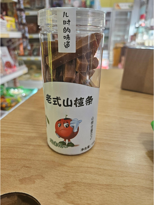 [신흥중국식품] 중국간식 산사나무열매 간식 산자툐 추억의 맛 옛날 산자스틱 180g, 1개