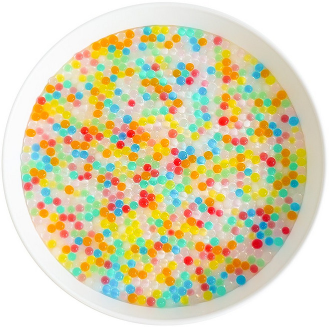 디어플레이스 워터비즈 수정토 개구리알 젤리소일 - 스몰 5000p, 1개, 혼합색상