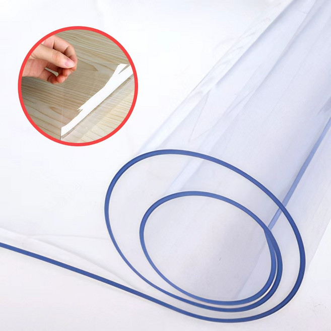 pvc투명 매트 테이블 매트 의자 매트, 1개, 무색의