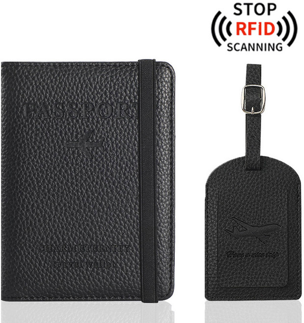 이즈이즈 안티스키밍 여권케이스 네임택 rfid 차단 해킹방지