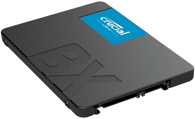 Crucial 크루셜 BX500 1TB 3D NAND SATA 25인치 내부 SSD 최대 540MBs - CT1000BX500SSD1 솔리드 스테이트 드라이브, 2TB
