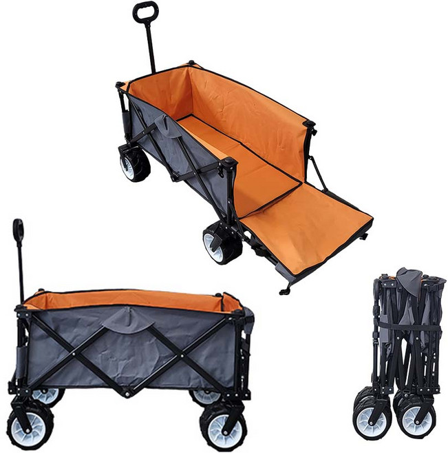 다용도 캠핑카트 초경량 접이식 캠핑웨건104 뒷문 개방형, 1개, 웨건104 뒷문개방형, 상세페이지 참조