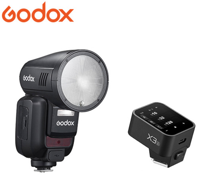 고독스 V100 + X3 동조기 SET 카메라 플래시 스튜디오 제품 사진 촬영 조명, 1개, 캐논