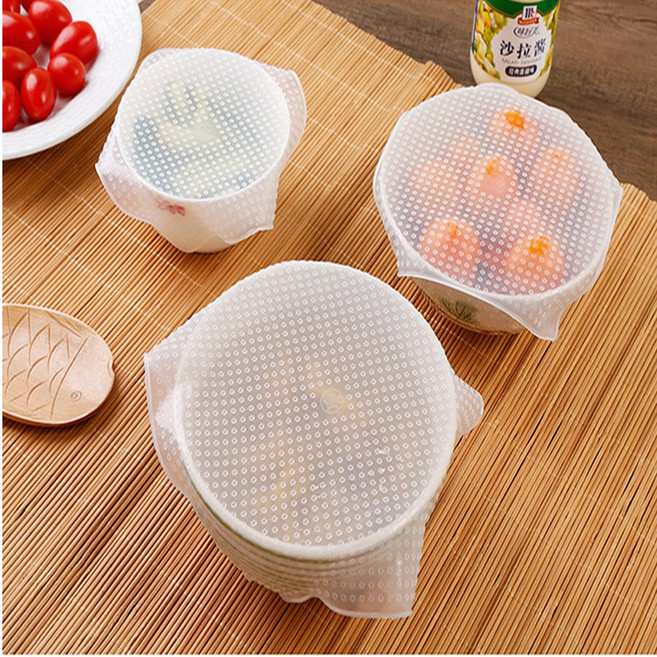 제이와이홀딩스 실리콘 랩 3종 1set 밀폐 덮개 뚜껑