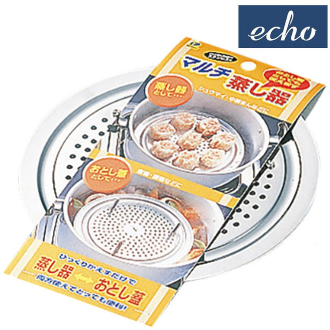 일본 에코 스텐 찜기 지름 175mm (0321-088) 삼발이 만두 떡 감자 고구마, 1개