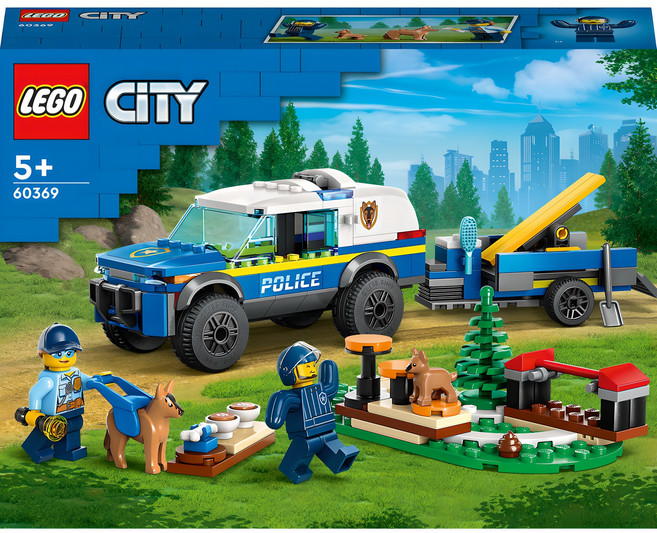 레고 시티 60369 이동식 경찰견 훈련장, 혼합색상, 1개