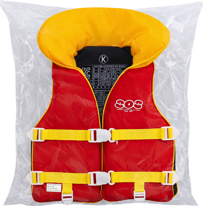 (따사롬) 국산 KC인증 어른 & 아이 지키미 SOS 수영 조끼 부력 보조복 ( 우리 아이 안전 선택이 아닌 물놀이 필수 아이템 ) from 티제이글로벌, 색동 구명조끼 사이즈 (K), 1개