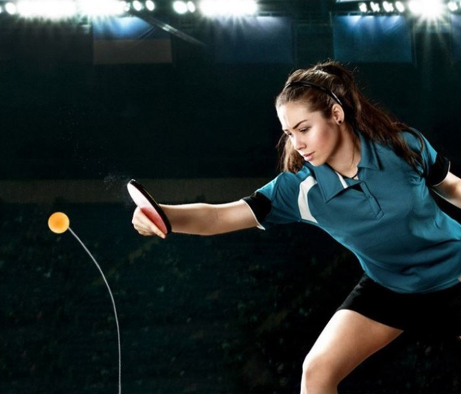 쇼핑1번지 싱글탁구 셀프탁구 연습기 리턴볼 실내 홈트레이닝 혼자 유산소 기구 1평운동 핏퐁 핑핑볼, 1개, 셀프탁구세트