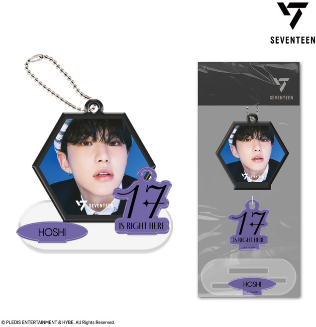 세븐틴 3D 렌티큘러 아크릴 키링 & 스탠드 세트 (17 IS RIGHT HERE), 호시