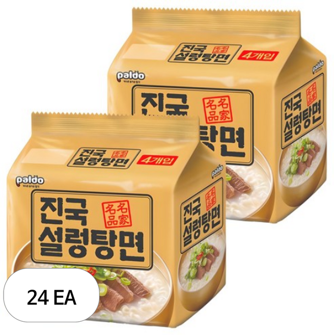 팔도 진국 설렁탕면 100g, 24개