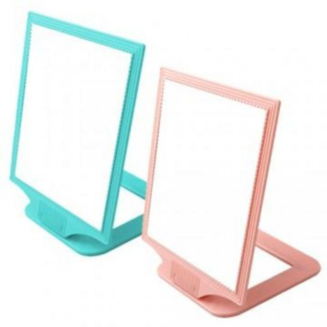 세븐스타 진주사각거울 컬러 랜덤배송, 중