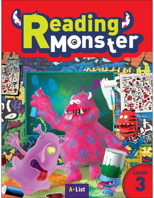 A*List Reading Monster 3 : Student Book with App (Paperback)