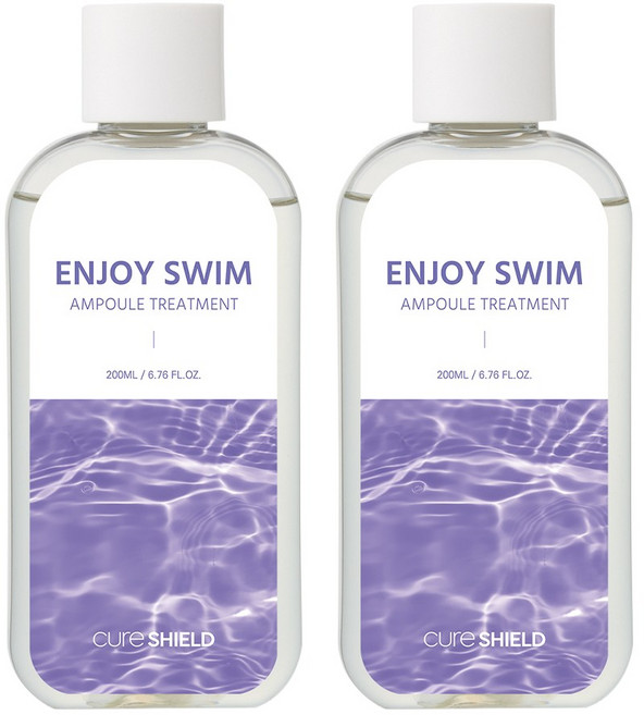인조이스윔 극손상 머리 복구 단백질 수영 염소제거 수영장 앰플 트리트먼트, 2개, 200ml