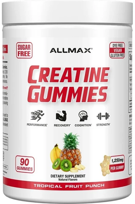 올맥스 크레아틴 구미 트로피컬 프루트 펀치, 1개 - 쿠팡