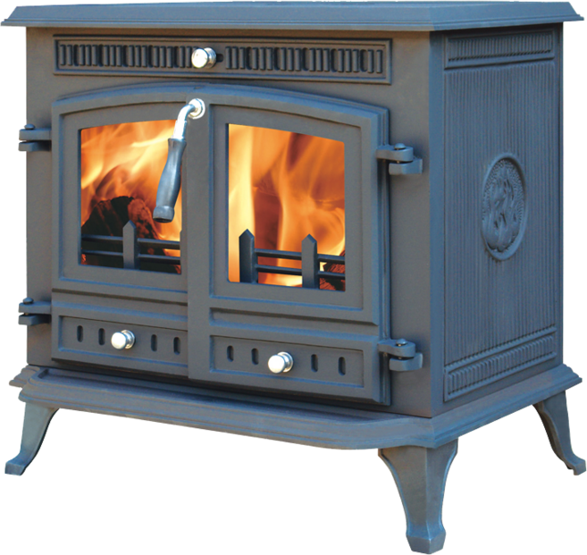 풍년 실내 인테리어 불멍 소형 대형 주물 화목난로, 25평형, 150mm 레듀샤