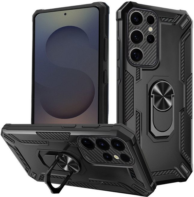 인트그로 기어 메탈 링 범퍼 거치대 휴대폰 케이스