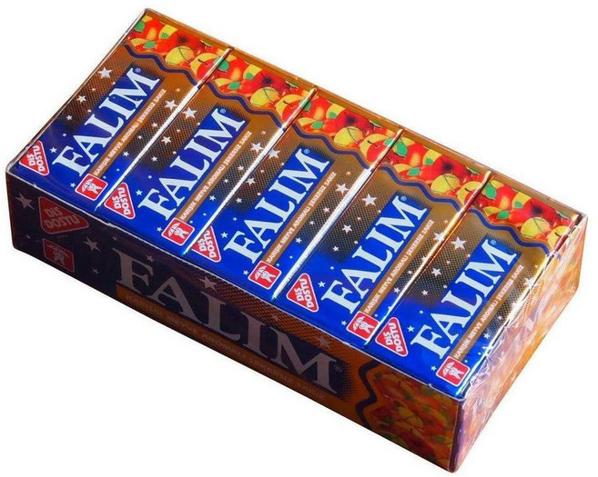 Falim 팔림 무설탕 츄잉껌 투티 프루티 100개입