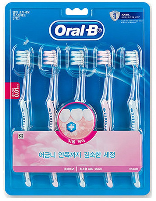 피앤지 오랄비 초소형헤드 벨벳 5입 x6개, 6개