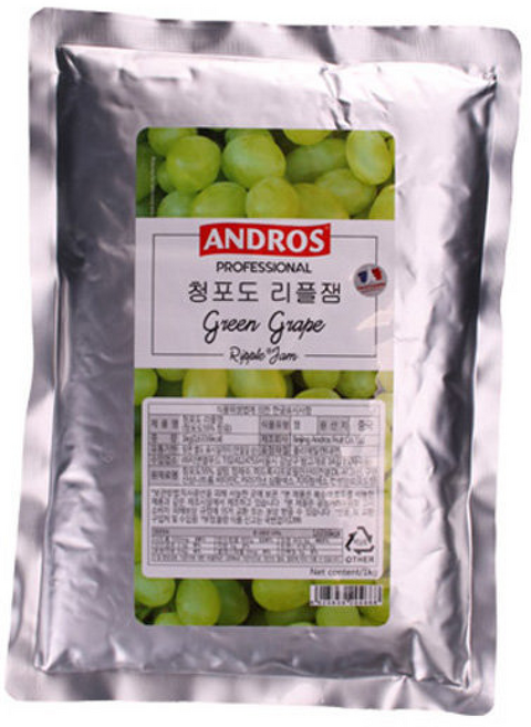 앤드로스 청포도 리플잼, 1kg, 1개