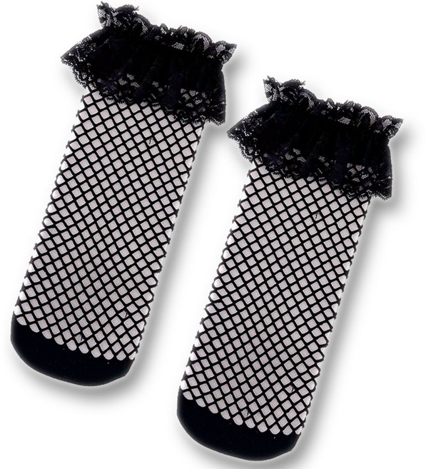 하이유니 [소녀감성] Y2K 레트로큐티 레이스 망사 여성 장목양말