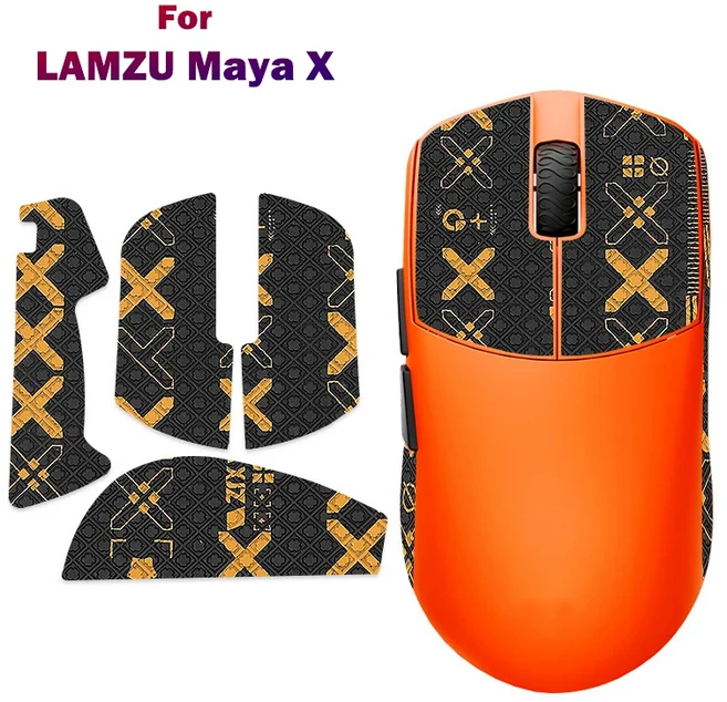 호환 컴퓨터 E 스포츠 게이머용 미끄럼 방지 마우스 그립 테이프 스케이트 빨기 땀 스티커 LAMZU Maya X 게, 09 A5