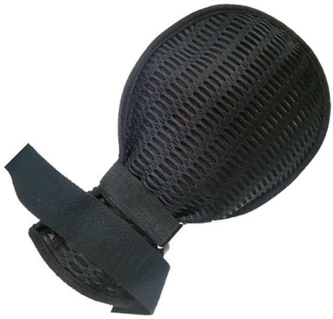 억지장갑 비즈형 환자장갑 망사 억제대 손싸개, 1개