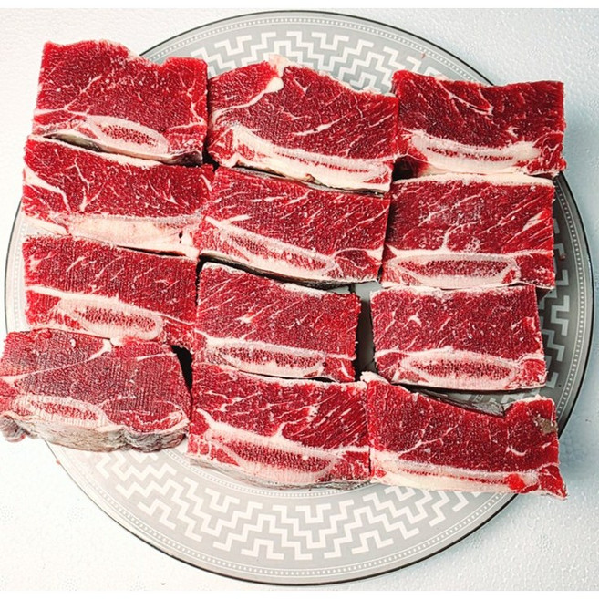 [행복미트] 목초육 소척갈비 우척갈비 할랄인증 소갈비 찜용 탕용 1kg [당일발송], 1개