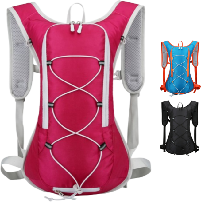 호잉상점 초경량 자전거 러닝 마라톤 가방 라이딩 등산 아웃도어 백팩 가방 배낭, 보라, 1개