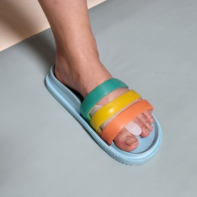 실리콘분리링 무지외반증 발가락교정 링형, 1개