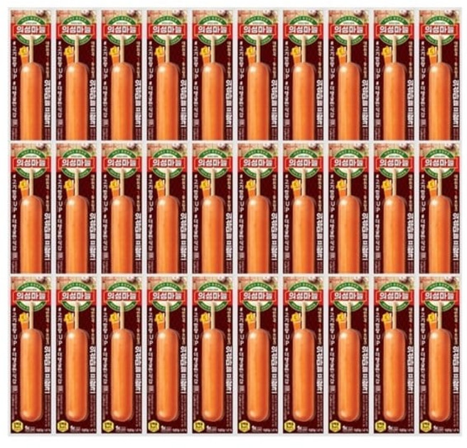 롯데푸드 의성마늘 프랑크 소시지70g x30개, 30개, 70g