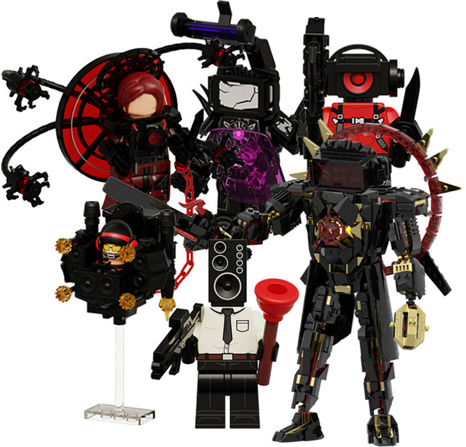 로앤제이 스키비디 토일렛 6종세트 파멸의 감시자 등장, 1개 세트(6pcs), 1개