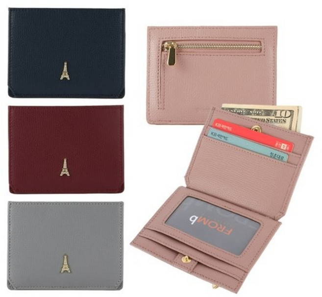 샤론 소가죽 카드지갑