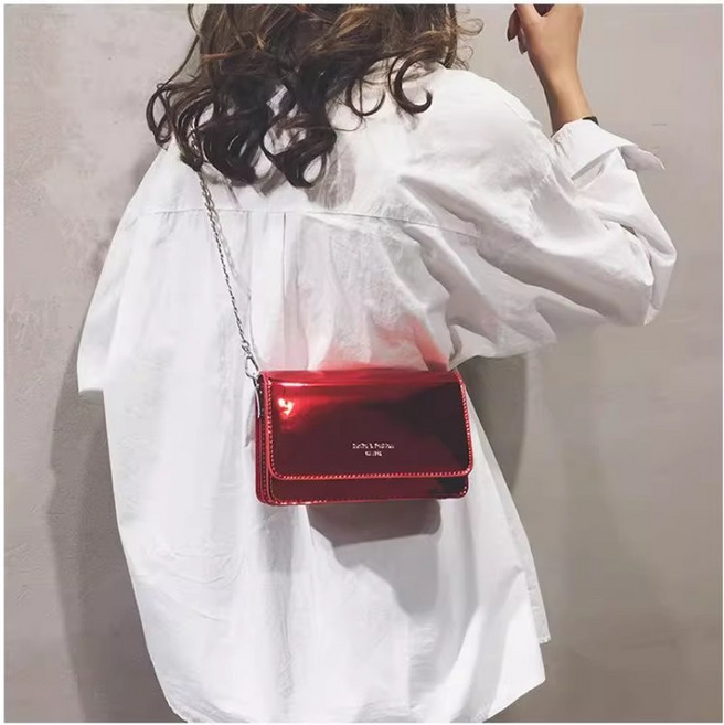 쌍천 실버백 체인 크로스백 핸드백 미니백 가방 반짝이