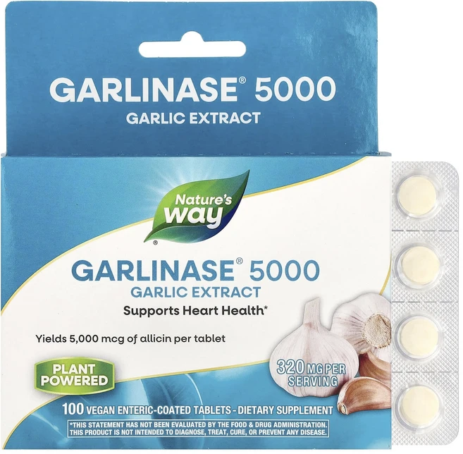 네이쳐스웨이 마늘 추출물 5000 320mg 장용성 태블릿 100정, 6개 - 쿠팡