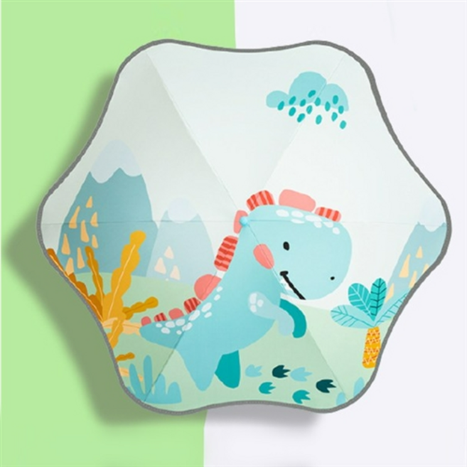 당일발송 FOOI 안전한 라운드 귀여운 캐릭터 아동우산