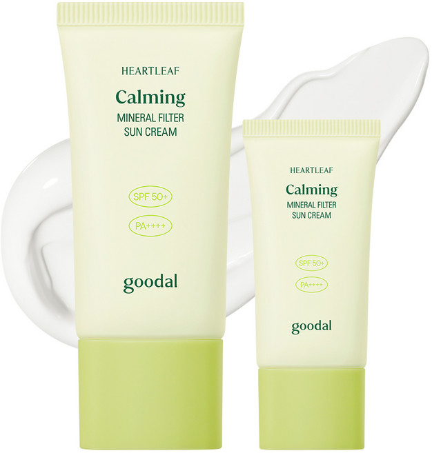 구달 맑은 어성초 진정 무기자차 선크림 본품+미니 SPF50+PA++++, 75ml, 1개