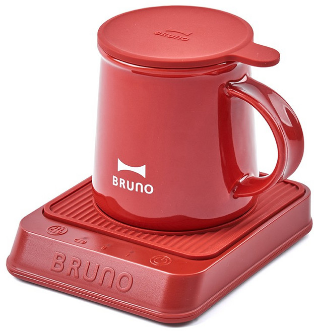 BRUNO 保溫杯墊, 蘋果紅, 1個, 300ml