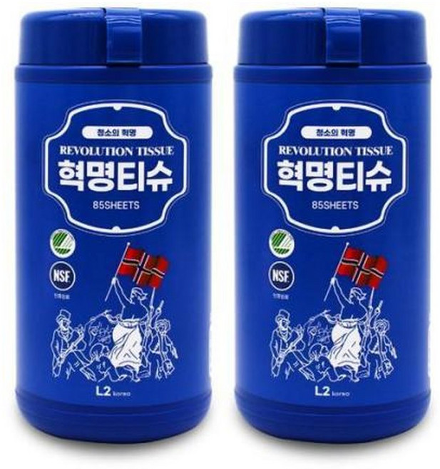 데일리아이디어 레볼루션 혁명티슈 85매 X 2통 I, 2개