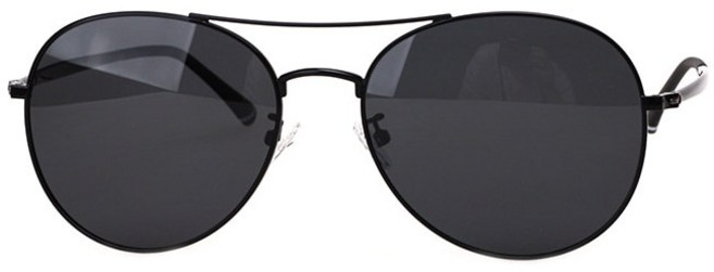 국산 초경량 편광 선글라스 밀러 낚시 골프 등산 운전 도시어부 라이방 남성, 파일럿형, 블랙, 1개