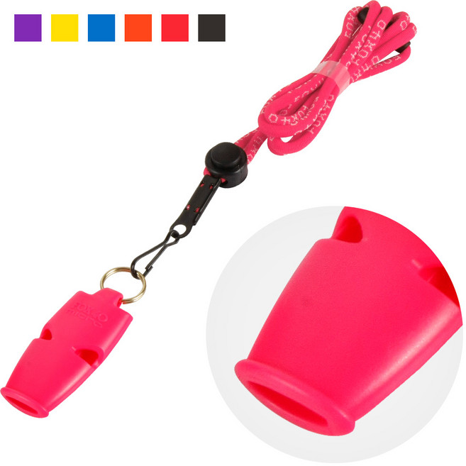 스타 폭스호각 마이크로(줄포함) XH263-03 아웃도어 스포츠 호루라기, 오렌지, 1개