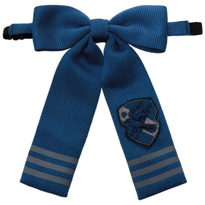 哈利波特 學院系列 飾品 領結 徽章 高筒襪 勛章 長筒襪, 1個, 長柄領結 拉文克勞