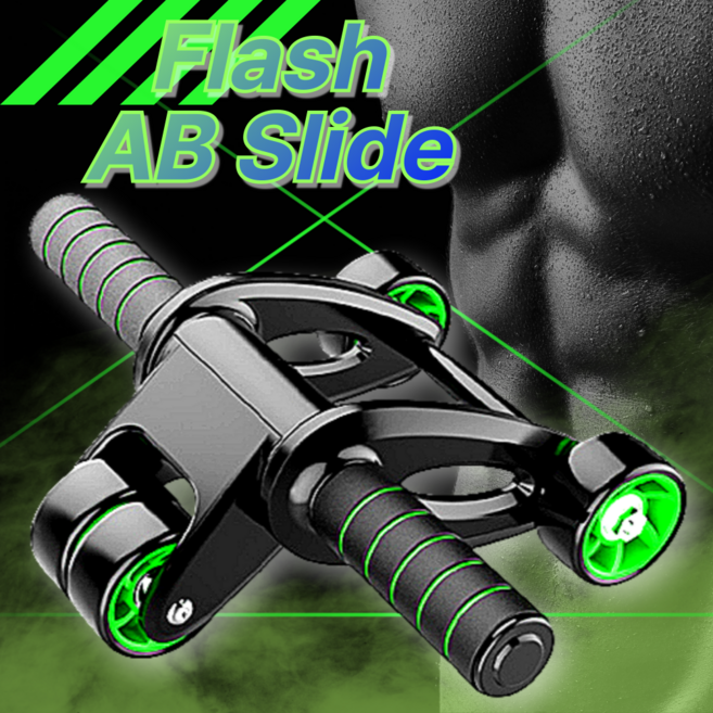 플레시 ab슬라이드 롤아웃 휠 피지컬 뱃살 빼는 코어 운동기구 복부, 1.AB슬라이드 단품, 블랙