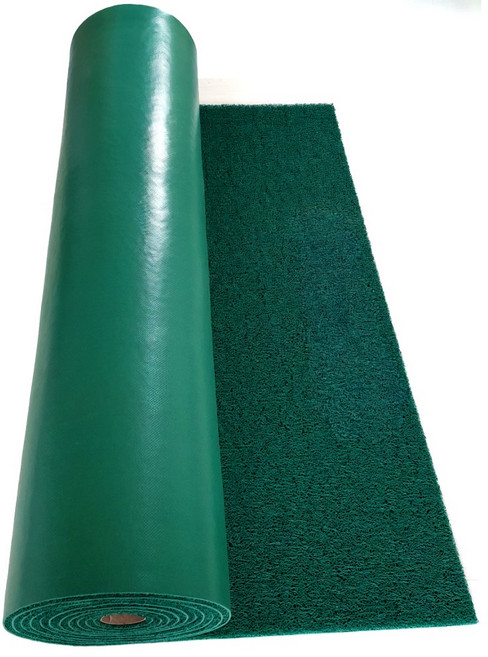 초면애 미끄럼방지 코일매트A 막힘형 10mm 현관매트 (120cm폭) 1M단위 수량만큼 이어서 맞춤재단 발송, 그린A 1M, 6개