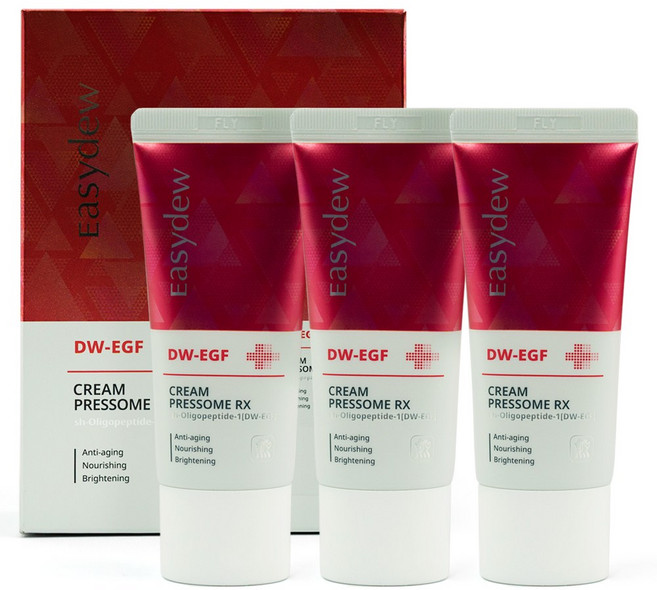 이지듀 DW EGF 크림 프레좀 RX 빨강색, 30ml, 3개